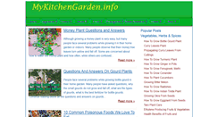 Desktop Screenshot of mykitchengarden.info